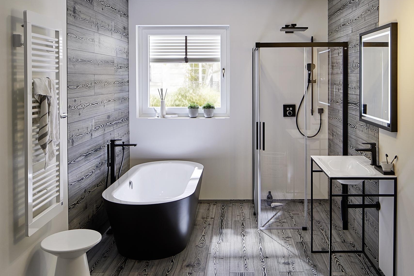 Kermi Duschdesign Inspiration Badezimmer mit NICA, POINT und CREDO-PLUS