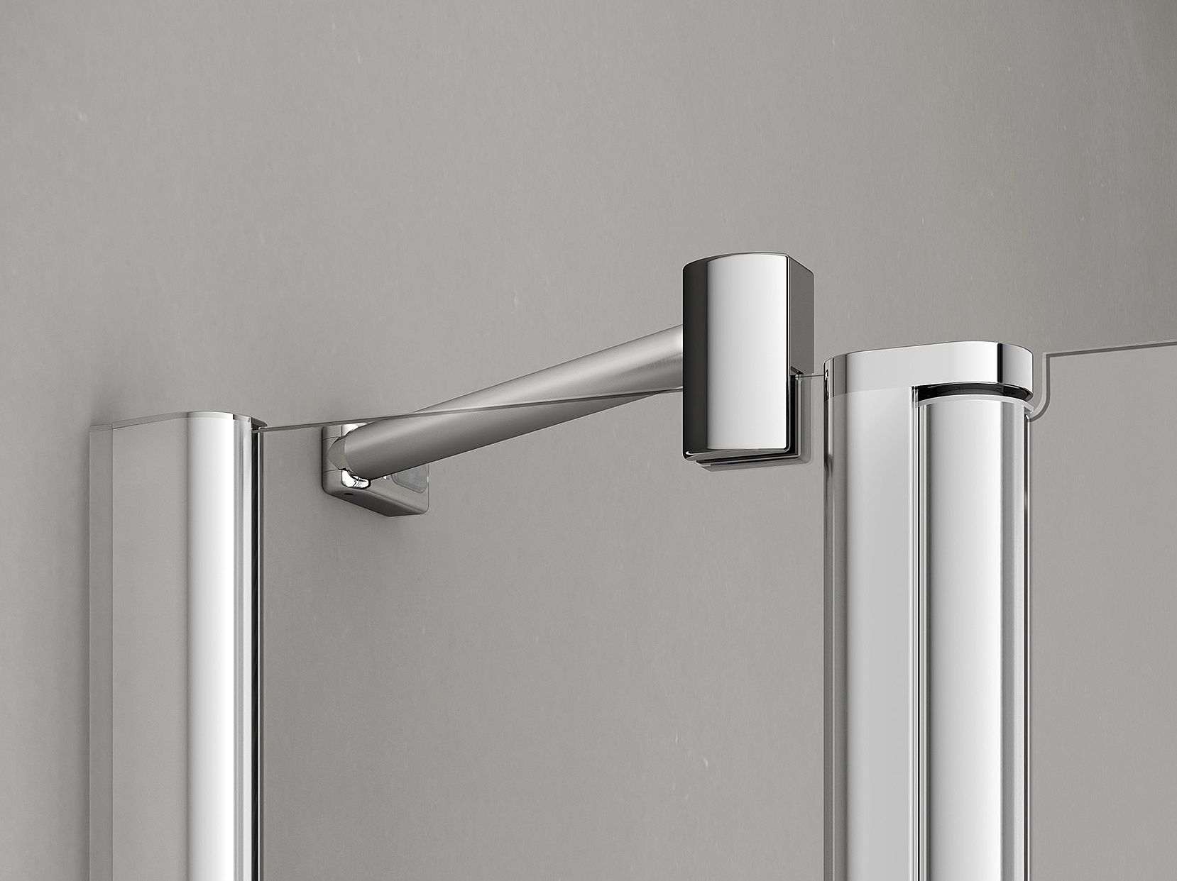 Kermi profile shower enclosure, PEGA stabilizer