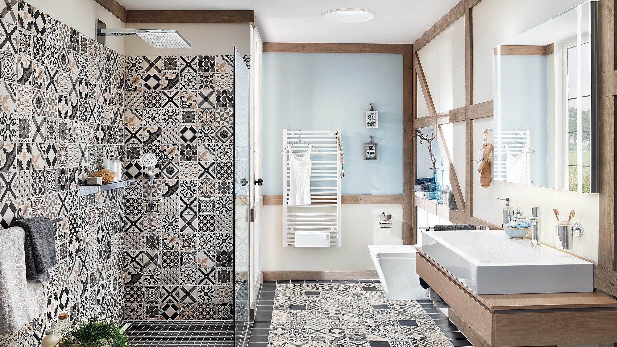 Kermi Duschdesign Walk-In-Duschkabine WALK-IN-XC Wall