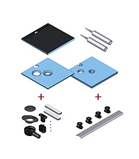  Kermi shower board system, LINE channel along wall with substructure