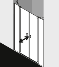 Kermi shower enclosure, RAYA RAPTF