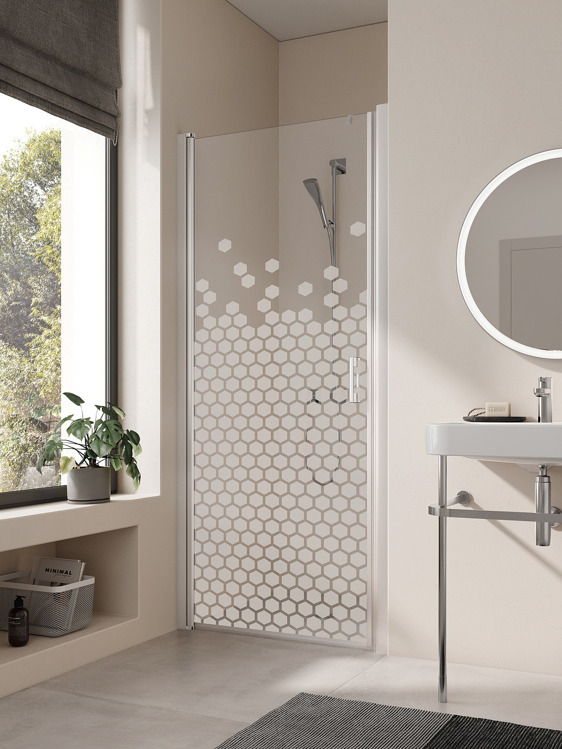 Kermi Duschdesign EXTRA Dekor Mosaic 1