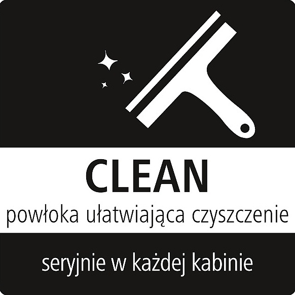 Kermi CLEAN Łatwa w pielęgnacji powłoka do szkła