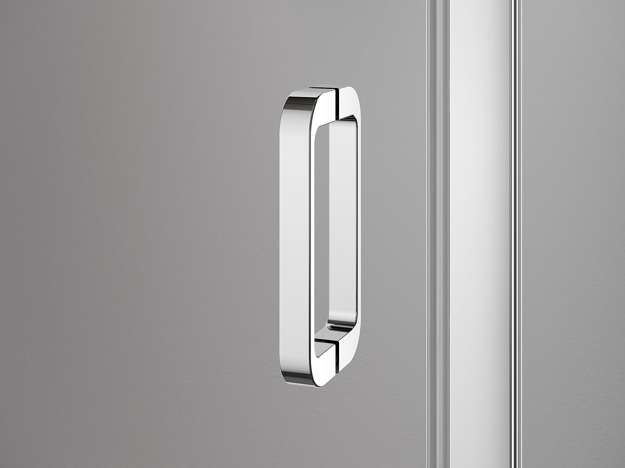 Paroi de douche à profilé Kermi avec poignée STINA