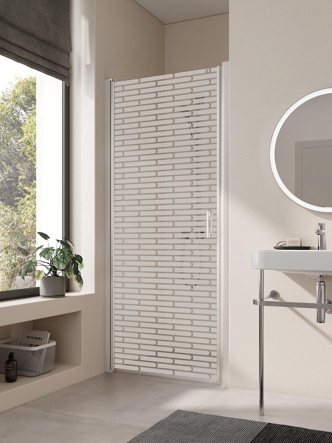 Kermi Duschdesign EXTRA Dekor Brick 1