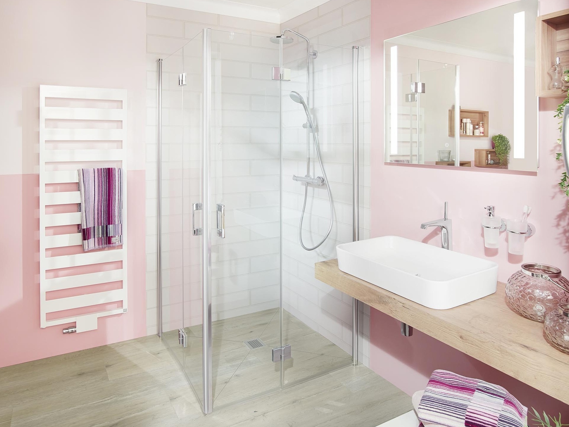 Kermi inspiration bathroom with LIGA and POINT