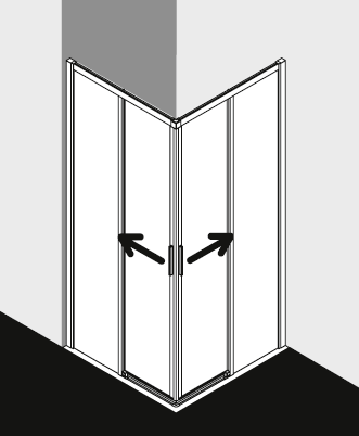 Box doccia Kermi CADA XS CKC2L C2R