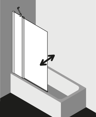 Box doccia Kermi CADA XS CKDTL