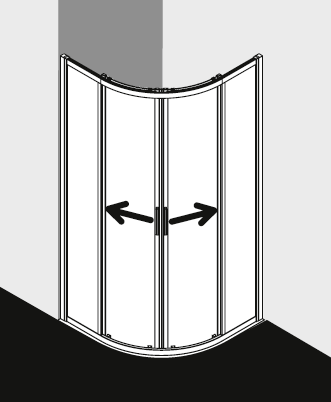 Kabina prysznicowa Kermi CADA XS CKR55