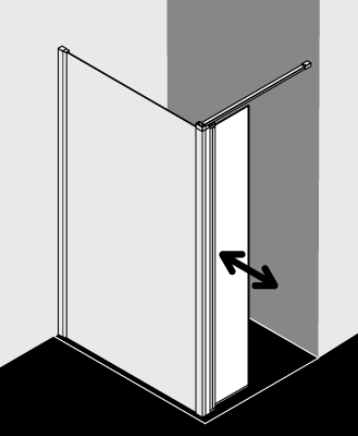 Kabina prysznicowa Kermi CADA XS CKWDWL WIL