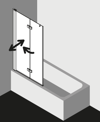 Kermi shower enclosure, DIGA DI2PL