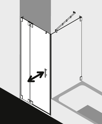 Kermi Duschkabine FILIA FI1FVL TVD