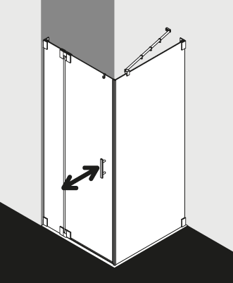 Kermi Duschkabine FILIA FI1FWL TWD