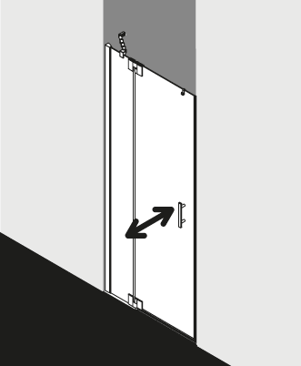 Kermi shower enclosure, FILIA XP FX1TL