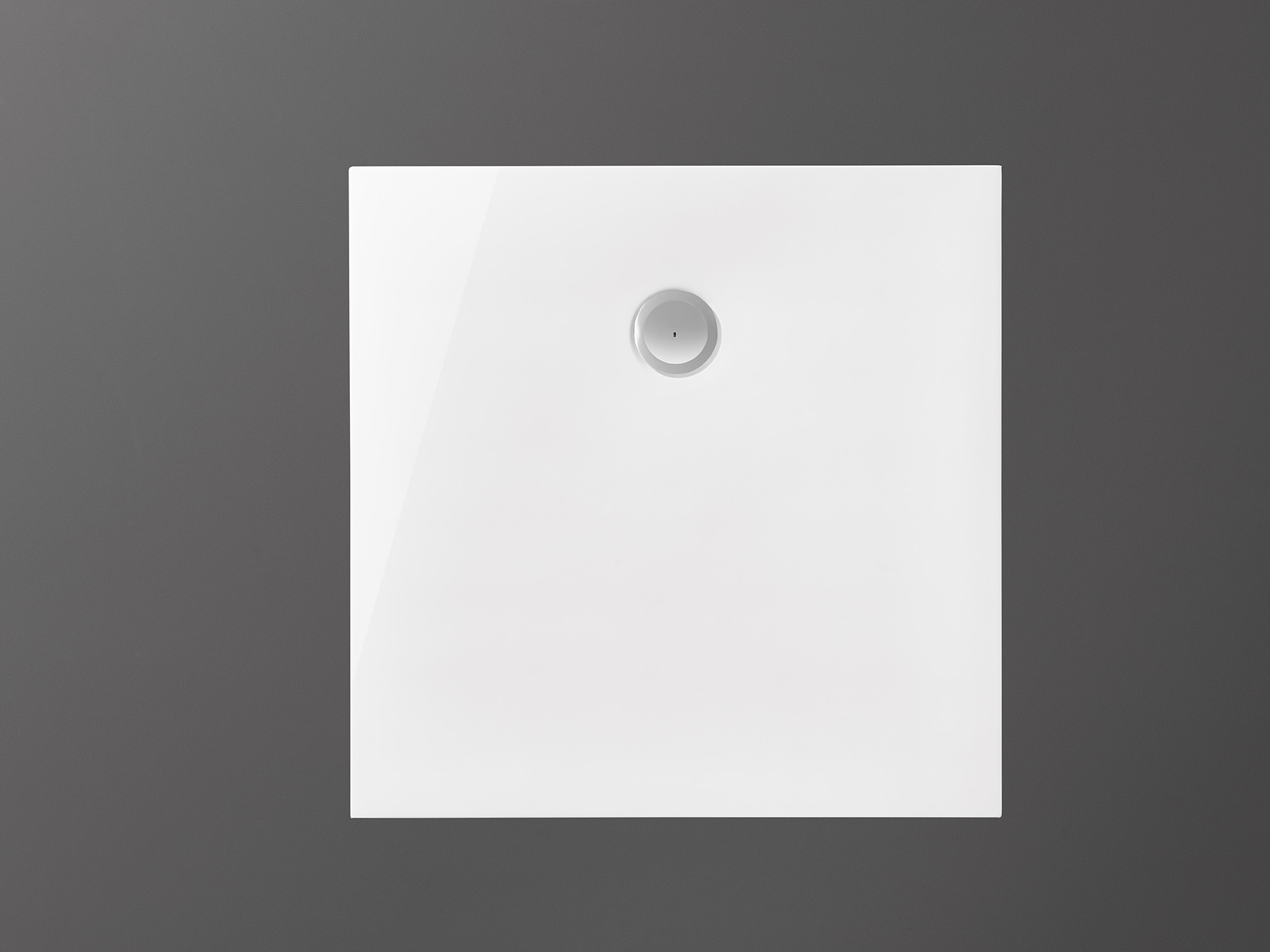 Brodzik kwadratowy KORALLE, odpływ z boku