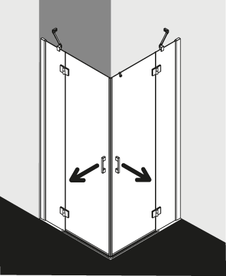 Kermi Duschkabine LIGA LIETL ETR
