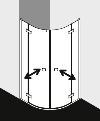Kermi shower enclosure, MENA MEP