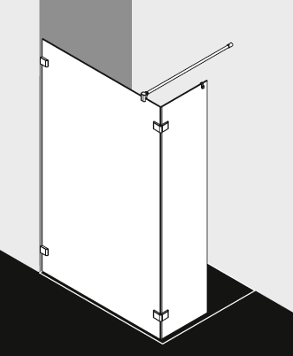 Kermi shower enclosure, MENA MEWBFL