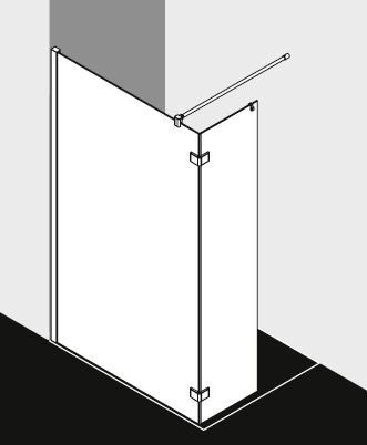 Kermi shower enclosure, MENA MEWBL