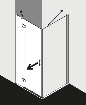 Kabina prysznicowa Kermi OSIA OSSTL TWD