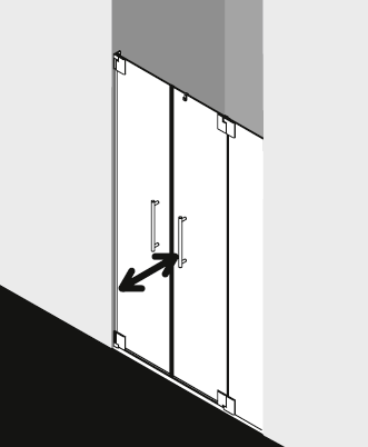 Kermi shower enclosure, PASA PAPFNL