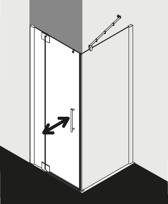 Kermi shower enclosure, PASA XP PX1WL PXTWD