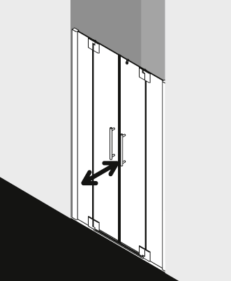 Kermi shower enclosure, PASA XP PXPTF