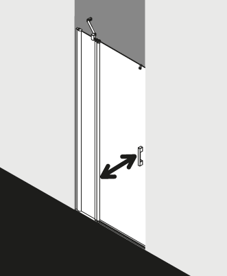 Kermi shower enclosure, PEGA PE1FL