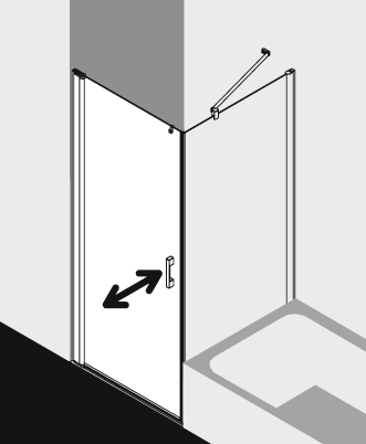 Kermi shower enclosure, PEGA PE1KL TVOR