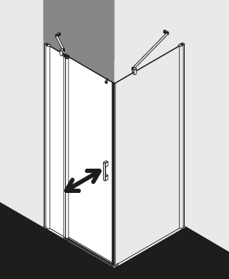 Kermi shower enclosure, PEGA PE1NL TWOR