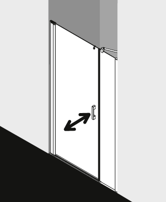 Kermi shower enclosure, PEGA PE1OL