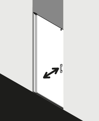 Kermi shower enclosure, PEGA PE1TL