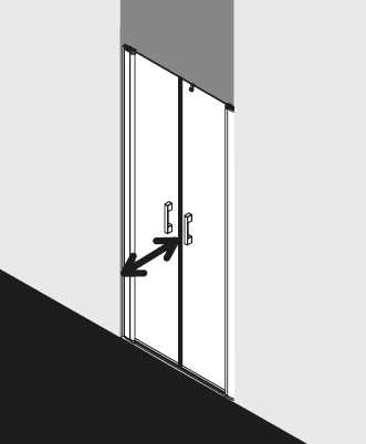 Kermi shower enclosure, PEGA PEPTD