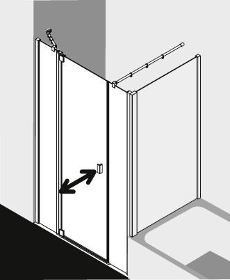 Kermi shower enclosure, RAYA RA1AL TVD