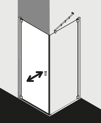 Kermi shower enclosure, RAYA RA1KL TOR