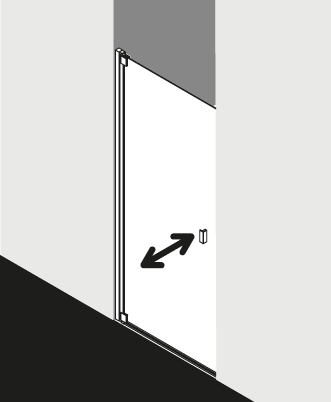 Kermi shower enclosure, RAYA RA1TL