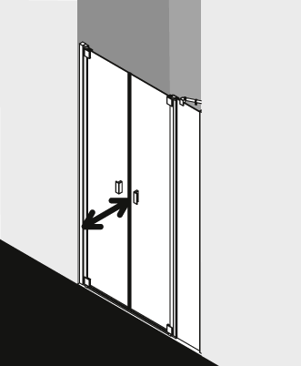 Kermi shower enclosure, RAYA RAPFL