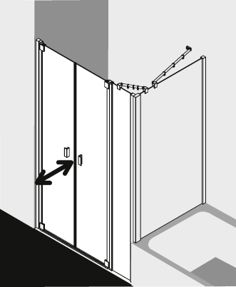 Kermi shower enclosure, RAYA RAPFL TVD