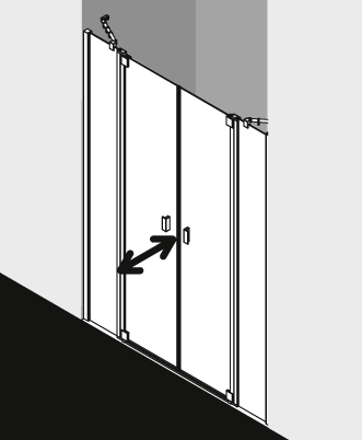 Kermi shower enclosure, RAYA RAPTF