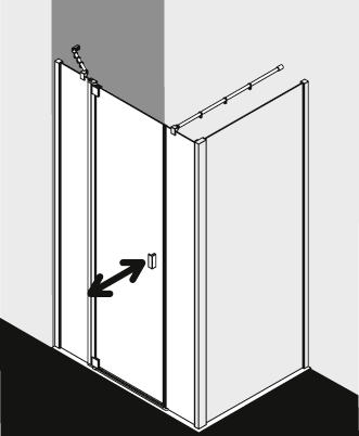 Kermi shower enclosure, RAYA RA1AL TWD