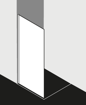 Kermi shower enclosure – WALK-IN XC WIOL