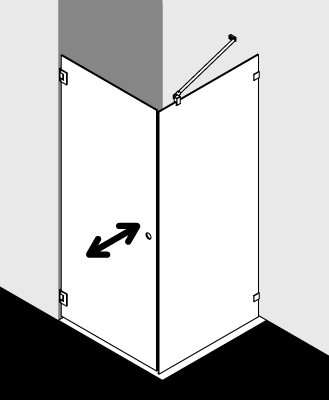 Kermi Duschkabine XENA 2.0 7G1TW TWD